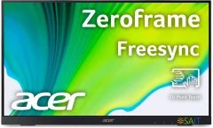 Монитор Acer 21.5" UT222QBMIP черный IPS LED 16:9 HDMI M/M глянцевая 1000:1 250cd 178гр/178гр 1920x1080 75Hz FreeSync VGA DP FHD USB Touch 3.5кг
