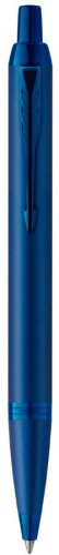 Ручка шариков. Parker IM Monochrome K328 (2172966) Blue PVD M син. черн. подар.кор.