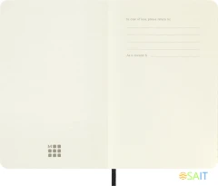 Блокнот Moleskine CLASSIC SOFT QP611 Pocket 90x140мм 192стр. линейка мягкая обложка черный