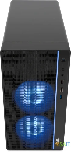 ПК IRU Tactio 310H6SEA MT i5 12400F (2.5) 16Gb SSD512Gb RTX3050 8Gb FreeDOS GbitEth 500W черный (2111269)