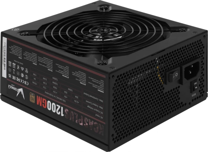 Блок питания Formula ATX 1200W AC KCAS PLUS 1200GM V2 80+ gold (20+4pin) APFC 140mm fan 10xSATA Cab Manag RTL