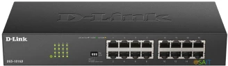 Коммутатор D-Link DGS-1016D DGS-1016D/J1A (L2) 16x1Гбит/с неуправляемый