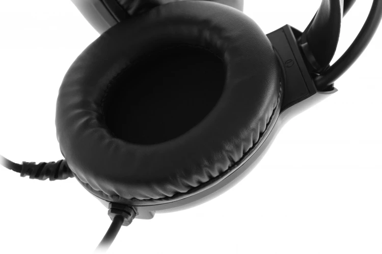 Наушники с микрофоном A4Tech Fstyler FH300U черный 2м мониторные USB оголовье (FH300U BLACK)