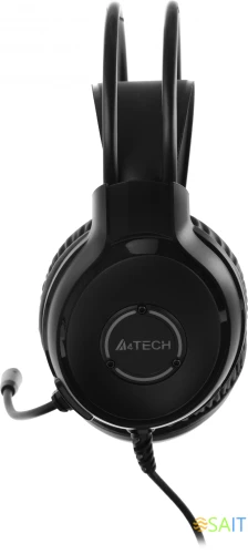 Наушники с микрофоном A4Tech Fstyler FH300U черный 2м мониторные USB оголовье (FH300U BLACK)