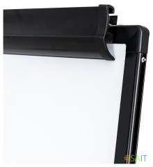 Флипчарт Deli 7891B лак 60x90см на подставке белый/черный с аксессуарами