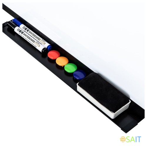 Флипчарт Deli 7891B лак 60x90см на подставке белый/черный с аксессуарами