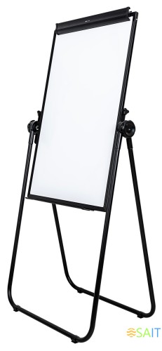 Флипчарт Deli 7891B лак 60x90см на подставке белый/черный с аксессуарами