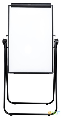 Флипчарт Deli 7891B лак 60x90см на подставке белый/черный с аксессуарами