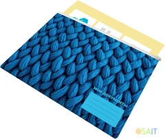 Папка на молнии ZIP Silwerhof FABRIC A5+ ПВХ 0.25мм