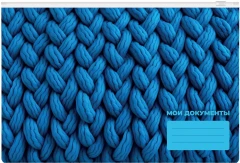 Папка на молнии ZIP Silwerhof FABRIC A5+ ПВХ 0.25мм