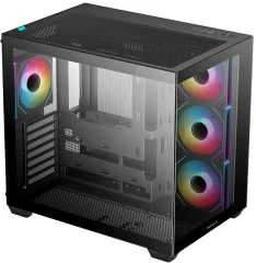 Корпус Deepcool CG530 4F черный без БП ATX 2x120mm 2x140mm 2xUSB2.0 1xUSB3.0 audio bott PSU