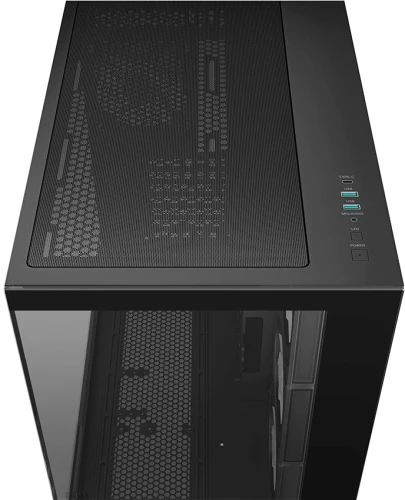Корпус Deepcool CG530 4F черный без БП ATX 6x120mm 4x140mm 1xUSB3.0 audio bott PSU