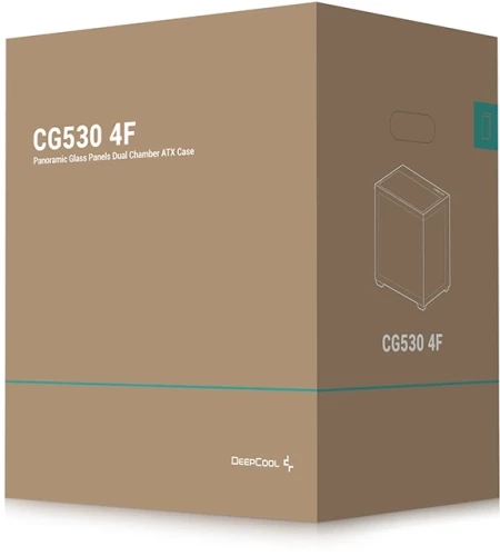Корпус Deepcool CG530 4F черный без БП ATX 6x120mm 4x140mm 1xUSB3.0 audio bott PSU