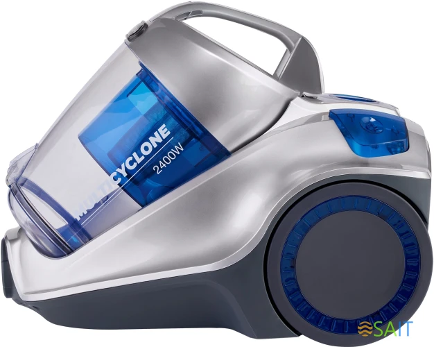 Пылесос Hyundai HYV-C4575 2400Вт серебристый/синий