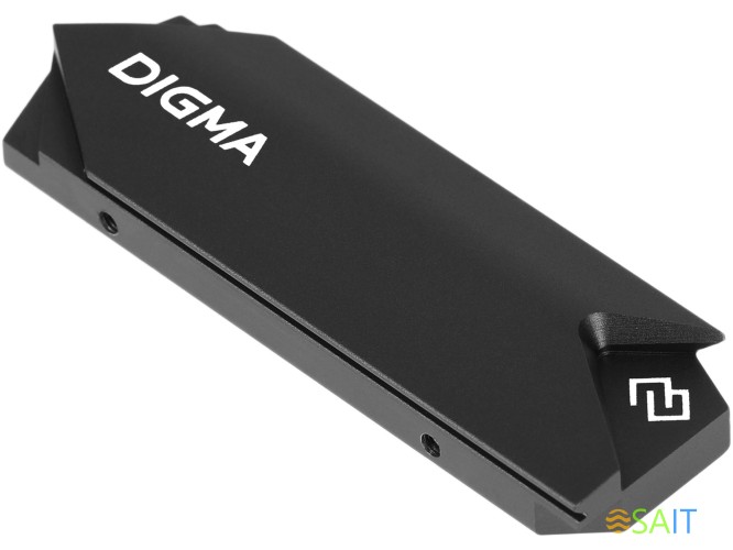 Радиатор для SSD Digma DGRDRM2B черный металл Ret