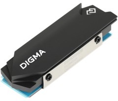 Радиатор для SSD Digma DGRDRM2B черный металл Ret