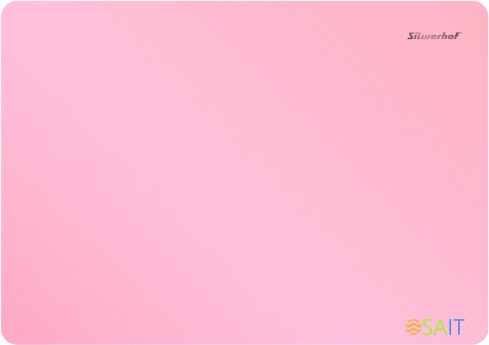 Доска для лепки Silwerhof 957016 Pearl прямоугольная A4 пластик розовый