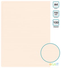 Папка с 100 прозр.вклад. Бюрократ DeLuxe DLVBOX100MILK A4 пластик 0.7мм молочный в коробе