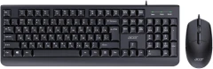 Клавиатура + мышь Acer OCC400 клав:черный мышь:черный USB (ZL.ACCCC.015)