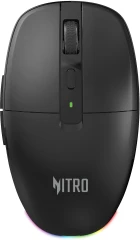 Мышь Acer Nitro OMR400 черный оптическая 3200dpi silent беспров. BT/Radio USB 6but (ZL.MCECC.05B)