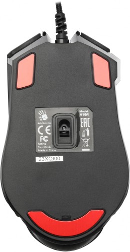Мышь A4Tech Bloody V9M черный оптическая 6200dpi USB 9but