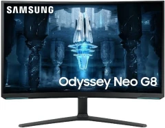 Монитор Samsung 32" Odyssey Neo G8 S32BG850NMXUE белый VA LED 16:9 HDMI полуматовая HAS Piv 1000000:1 350cd 178гр/178гр 3840x2160 240Hz FreeSync Premium Pro DP 4K USB 8.9кг