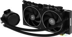 Система водяного охлаждения ID-Cooling SL240 ARGB Soc-AM5/AM4/1200/1700/1851 черный 4-pin 14-30dB Al+Cu LCD 300W Ret