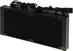 Система водяного охлаждения ID-Cooling SL240 ARGB Soc-AM5/AM4/1200/1700/1851 черный 4-pin 14-30dB Al+Cu LCD 300W Ret