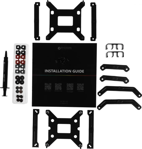 Система водяного охлаждения ID-Cooling SL240 ARGB Soc-AM5/AM4/1200/1700/1851 черный 4-pin 14-30dB Al+Cu LCD 300W Ret