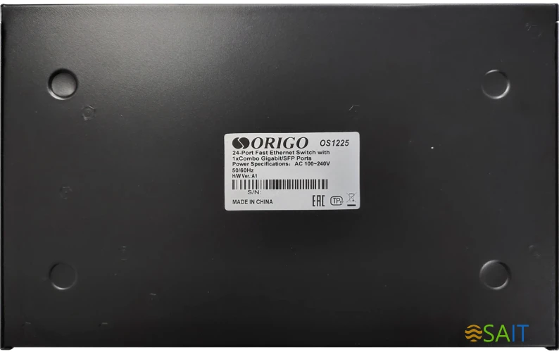 Коммутатор Origo OS1225 OS1225/A1A 24x100Мбит/с 1SFP неуправляемый