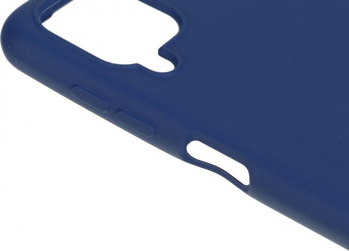 Чехол (клип-кейс) DF для Samsung Galaxy A12/M12 sOriginal-20 синий (DF SORIGINAL-20 (BLUE))