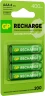 Аккумулятор GP RECHARGE AAA NiMH 400mAh (4шт)