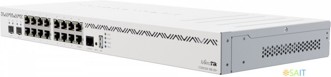 Коммутатор MikroTik CCR2004-16G-2S+ 16x1Гбит/с 2SFP+ управляемый