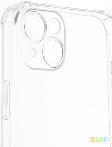 Чехол (клип-кейс) BoraSCO для Apple iPhone 15 Plus прозрачный (72406)