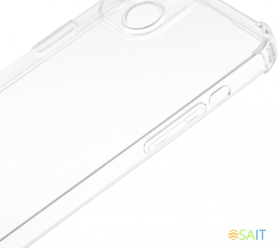 Чехол (клип-кейс) BoraSCO для Apple iPhone 15 Plus прозрачный (72406)