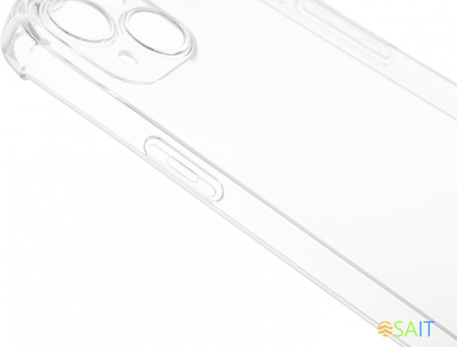 Чехол (клип-кейс) BoraSCO для Apple iPhone 15 Plus прозрачный (72406)