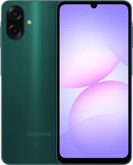Смартфон Samsung SM-A075F Galaxy A07 128Gb 4Gb зеленый моноблок 3G 4G 2Sim 6.7" 720x1600 Android 15 50Mpix 802.11 a/b/g/n/ac GPS GSM900/1800 GSM1900 Protect microSD max2048Gb