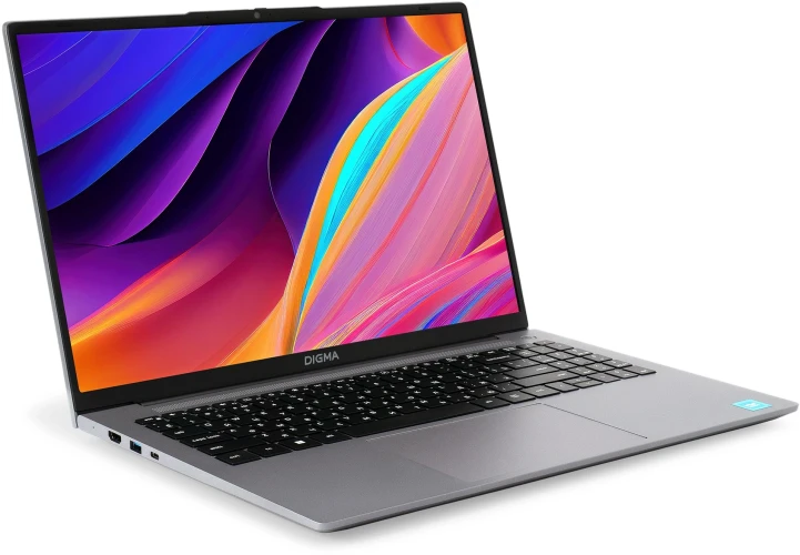Ноутбук Digma EVE C5805 N-series N100 8Gb SSD256Gb Intel UHD Graphics 16" IPS WUXGA (1920x1200) Windows 11 Pro dk.grey WiFi BT Cam 6000mAh (DN16N1-8CXW01)