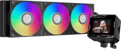 Система водяного охлаждения PcCooler GT360M Display ARGB Soc-AM5/AM4/1200/1700/1851 черный 4-pin 15-33.7dB Al LCD 310W Ret (GT360M-BKAWXX-GL)