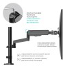 Кронштейн для мониторов Onkron G140 черный 13"-32" макс.16кг настольный поворот и наклон верт.перемещ.