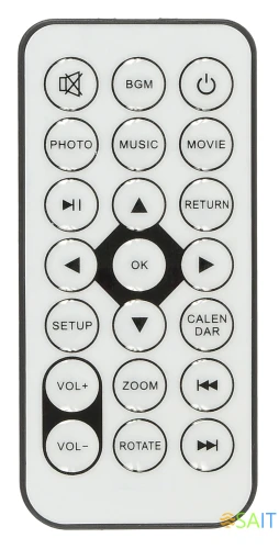 Фоторамка Digma 8" PF-843 IPS 1024x768 черный пластик ПДУ Видео