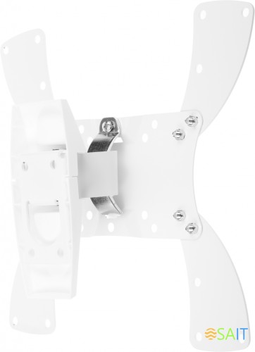 Кронштейн для телевизора Holder LCDS-5019 белый 22"-42" макс.30кг настенный поворотно-выдвижной и наклонный