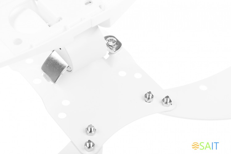 Кронштейн для телевизора Holder LCDS-5019 белый 22"-42" макс.30кг настенный поворотно-выдвижной и наклонный