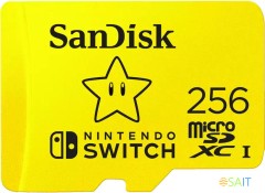 Флеш карта microSDXC 256GB Sandisk Nintendo Switch