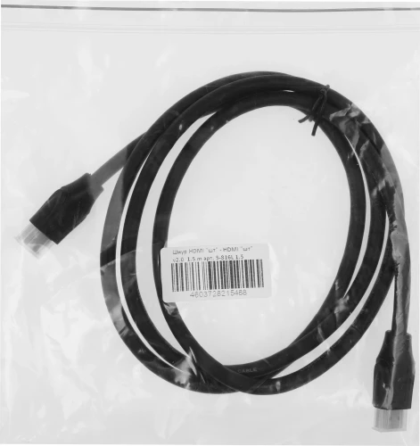 Кабель соединительный аудио-видео Premier 5-816L HDMI (m)/HDMI (m) 1.5м. черный (5-816L 1.5)