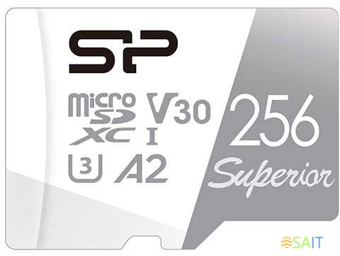 Флеш карта microSDXC 256GB Silicon Power SP256GBSTXDA2V20SP Superior + adapter