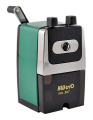 Точилка для карандашей механическая Kw-Trio 307A 1 отверстие металл ассорти
