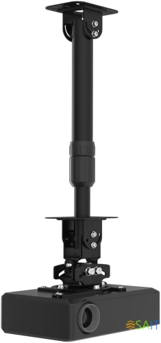 Кронштейн для проектора Cactus CS-VM-PR16L-BK черный макс.13.6кг потолочный поворот и наклон