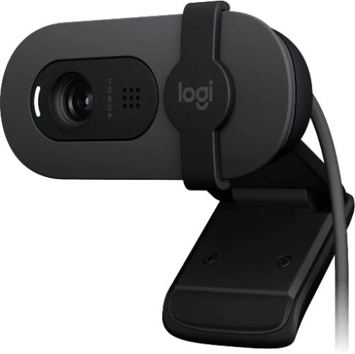 Камера Web Logitech HD Webcam Brio 90 черный 2Mpix (1920x1080) USB-A с микрофоном (960-001581)
