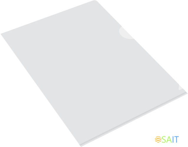 Папка-уголок Бюрократ -EE310/1CLEAR A4 пластик 0.15мм прозрачный